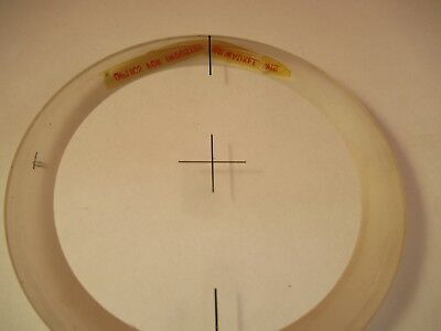 OPTICAL TARGET CROSSHAIR COLLIMATOR FUSED SILICA OPTICS WIE ABGEBILDET &amp;P7-FT-97