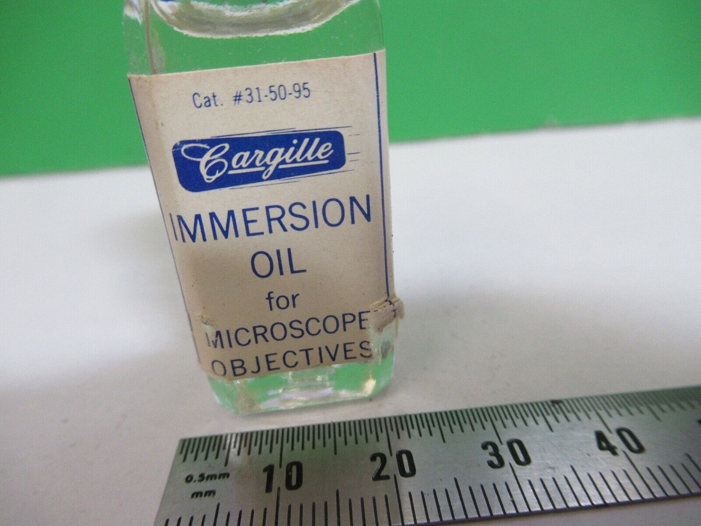 BAUSCH LOMB CARGILLE IMMERSION OIL MICROSCOPE PART AS PICTURED Q7-B-43