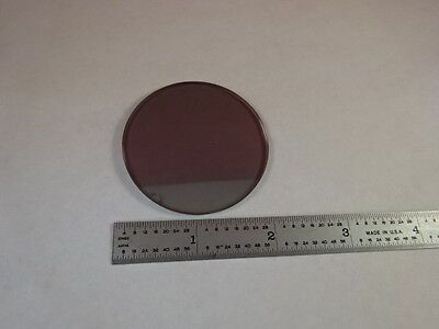 OPTICAL NEUTRAL DENSITY FILTER ND GLASS OPTICS AS IS #J9-A-12