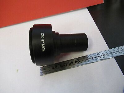 AMSCOPE RELAY LENS CAMERA NDPL-1(2X) LENS MICROSCOPE PART AS PICTURED &13-FT-29