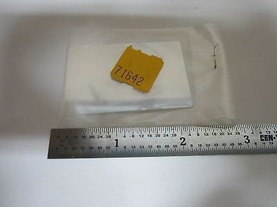 MICROSCOPE PART BEAM SPLITTER PLATE OPTICS BIN#G4-41