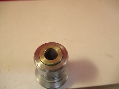 BAUSCH LOMB OBJECTIVE 10X 215mm MICROSCOPE PART OPTICS AS PICTURED &12-A-51