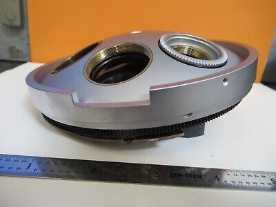 LEICA LEITZ ERGOPLAN GERMANY NOSEPIECE MICROSCOPE PART AS PICTURED &Q6-A-01