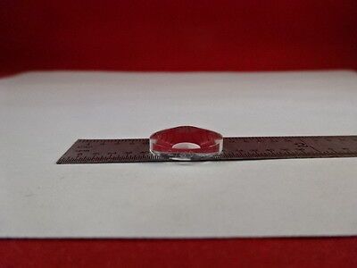 OPTICAL PLANO CONVEX LENS TRUNCATED TOP MESA OPTICS AS PICTURED &7C-A-07