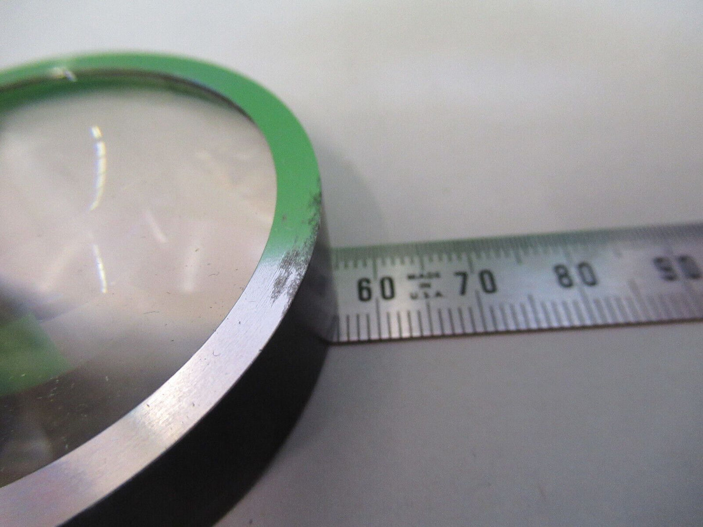 OPTICAL CONVEX LENS MOUNTED OPTICS AS PICTURED &Z6-A-56