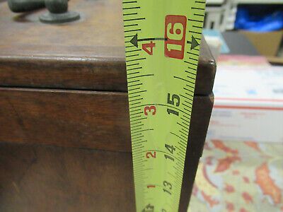 ANTIQUE EMPTY WOOD CASE SEIBERT 1880's MICROSCOPE PART AS PICTURED &TB-5