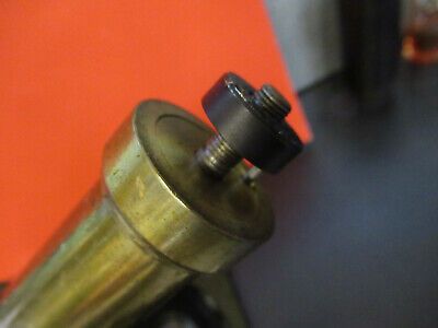 ANTIQUE BAUSCH LOMB BRASS FRAME LIMB MICROSCOPE PART AS PICTURED &B9-FT-21