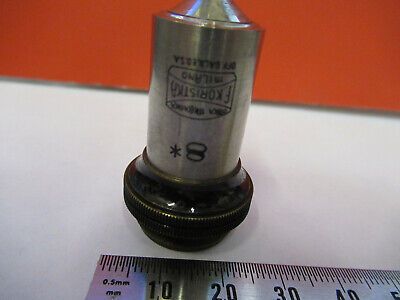 KORISTKA MILANO OBJECTIVE LENS MICROSCOPE PART AS PICTURED #82-A-03