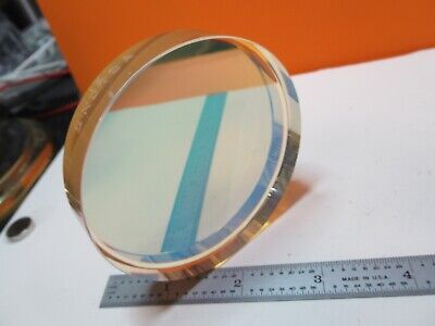 ZYGO OPTICAL FLAT COATED ZERODUR DICHROIC 3" DIAMETER OPTIC AS PICTURED FT-5-103