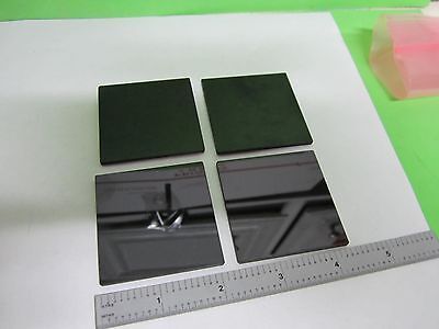 OPTICAL LOT 4 EA RED FILTERS LASER OPTICS BIN#S8-26