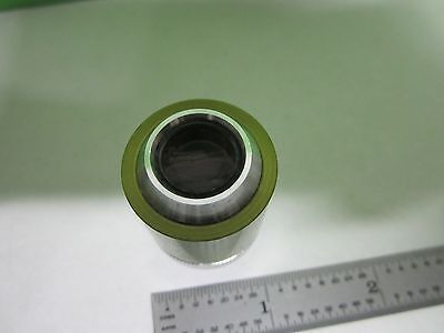 MICROSCOPE PART OBJECTIVE GREEN OPTICS #T3-27