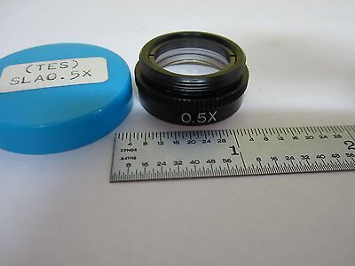 MICROSCOPE PART OBJECTIVE LENS SLAO 0.5X OPTICS AS IS BIN#U1-48