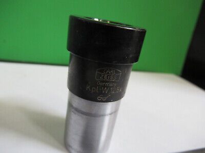 CARL ZEISS KPL-W 12.5X EYEPIECE OCULAR MICROSCOPE PART AS PICTURED R9-A-22