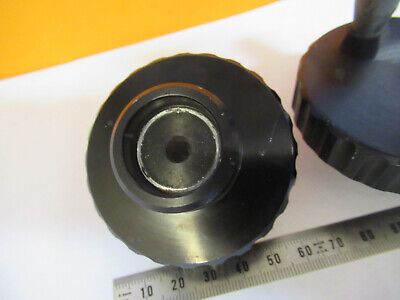 PAIR OF ALUMINUM KNOBS NIKON or ZEISS MICROSCOPE PART AS PICTURED #R5-A-69