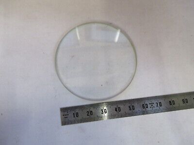 OPTICAL GLASS STAGE PLATE MICROSCOPE PART OPTICS AS PICTURED #93-A-32