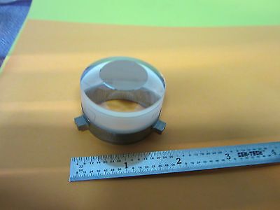 OPTICAL WEIRD LENS WITH MIRROR FILTER AT CENTER ? LASER OPTICS BIN#9-09