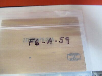 SEIBERT WETZLAR ZEICHENPRISMA OPTICS MICROSCOPE PART AS PICTURED &F6-A-59