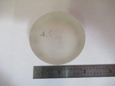 OPTICAL GLASS PREFORM CONCAVE LENS OPTICS AS PICTURED &47-A-25