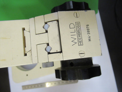 WILD HEERBRUGG M4 STEREO STAGE SUPPORT MICROSCOPE PART AS PICTURED #TB-4