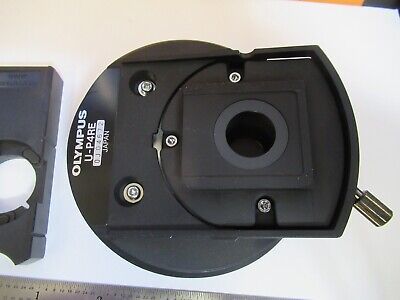 OLYMPUS JAPAN U-P4RE NOSEPIECE OPTICS MICROSCOPE PART AS PICTURED &5M-A-02