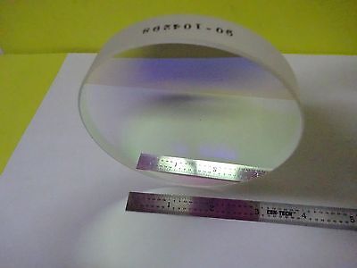 OPTICAL  DICHROIC COATED FLAT FUSED SILICA MIRROR LASER OPTICS AS IS BIN#P7-18