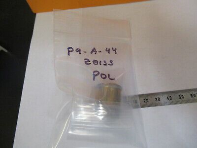 ANTIQUE CARL ZEISS BRASS POLARIZER OBJECTIVE MICROSCOPE PART AS PICTURED P9-A-44