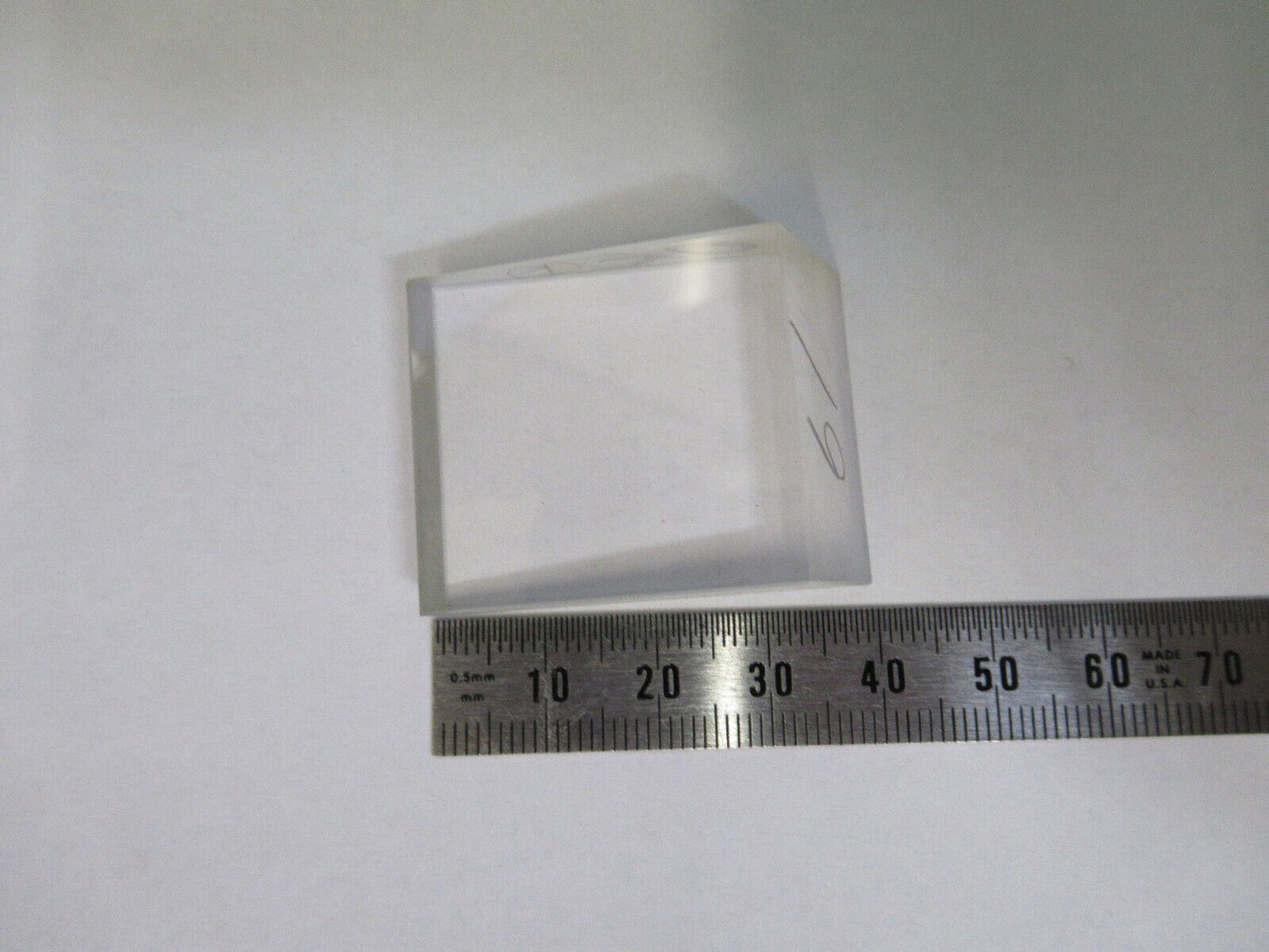 OPTICAL GLASS PRISM OPTICS AS PICTURED &W5-B-72