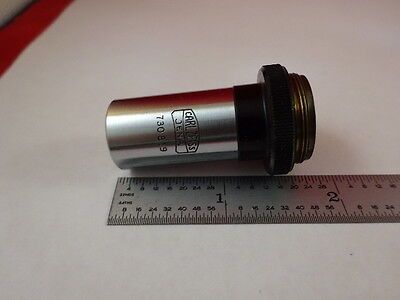 MICROSCOPE PART ZEISS GERMANY POLARIZER OBJECTIVE 6.3X POL OPTICS AS IS #T2-B-02