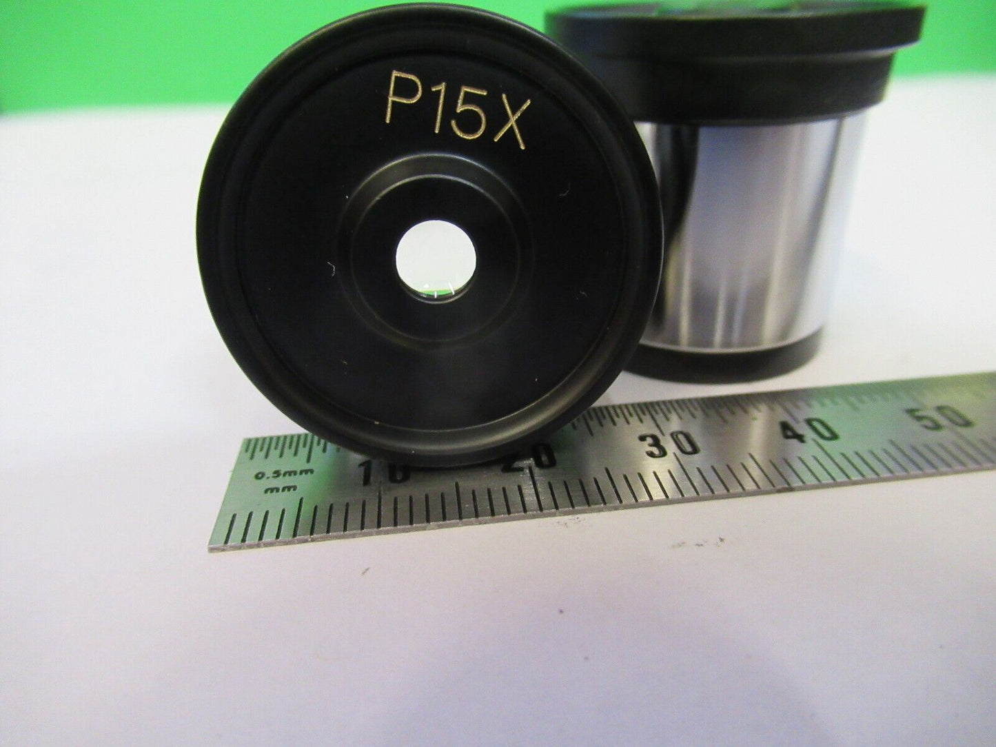 TOKYO PAIR EYEPIECE LENS P15X NEW OPTICS MICROSCOPE PART AS PICTURED #W5-B-14