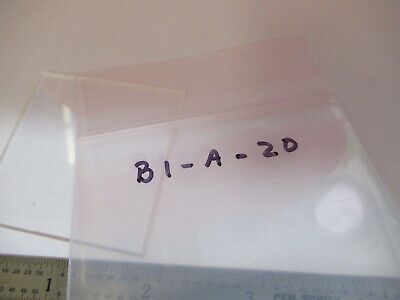 OPTICAL MIL SPEC PLATE BK7 GLASS OPTICS AS PICTURED #B1-A-20