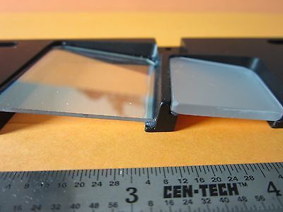 MICROSCOPE OPTICAL SPECTRA TECH INFRARED FILTER SLIDE LASER OPTICS BIN#D6-12