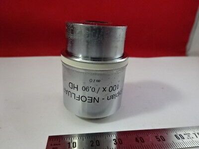 ZEISS GERMANY OBJECTIVE NEOFLUAR HD 100X 442384 EPI MICROSCOPE PART OPTICS 98-46