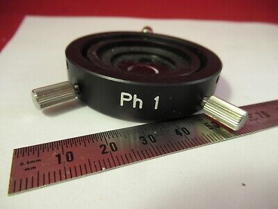 MEIJI TOKYO DARK PHASE PH1 FILTER MICROSCOPE PART AS PICTURED &8-B-21