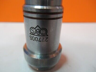 VINTAGE OBJECTIVE CBS 100X OPTICS MICROSCOPE PART AS PICTURED &7B-B-140