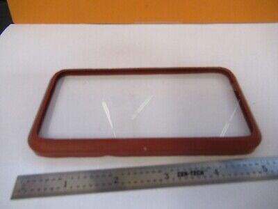 OPTICAL MIL SPEC THICK GLASS WINDOW SILICONE GASKET OPTICS AS PICTURED &4T-A-21