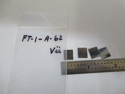 OPTICAL V-GROOVE FIBER OPTICS SILICON WAFER TRENCH OPTICS AS PICTURED &FT-1-A-62