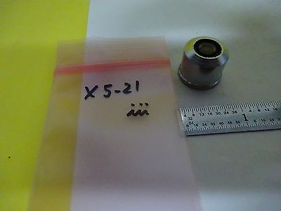 MICROSCOPE PART OBJECTIVE  OPTICS #X5-21