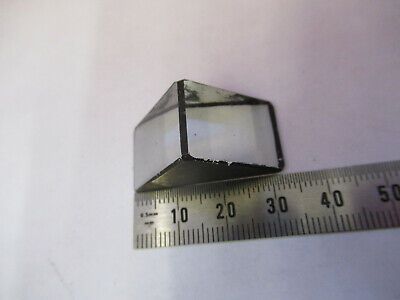 OPTICAL GLASS PRISM MICROSCOPE PART OPTICS AS PICTURED #82-A-20