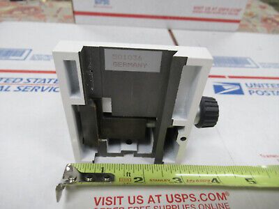 LEICA GERMANY DMRX STAGE SUPPORT 501036 MICROSCOPE PART AS PICTURED R5-A-21