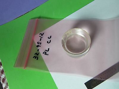 OPTICAL PLANO CONCAVE LENS chipped on edge MIL SPEC LASER OPTICS BIN #32-95-12