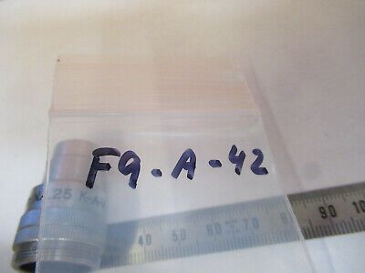 K-A-V JAPAN OBJECTIVE 10mm LENS OPTICS MICROSCOPE PART AS PICTURED #F9-A-42