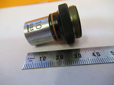 OLYMPUS JAPAN 10X OBJECTIVE OPTICS LENS MICROSCOPE PART AS PICTURED &W3-B-34