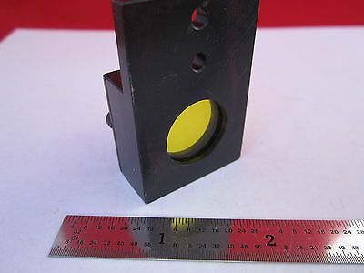 OPTICAL YELLOW FILTER + DETECTOR LASER OPTICS BIN #7C ii