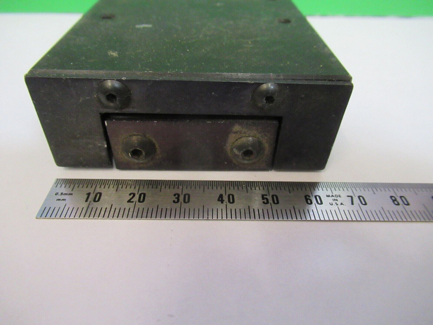 OPTICS BALL BEARING LINEAR SLIDE POSITIONING  AS PICTURED &Z5-A-49