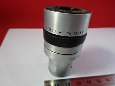 BAUSCH LOMB 537034 STEREO EYEPIECE MICROSCOPE PART OPTICS AS IS &51-A-44