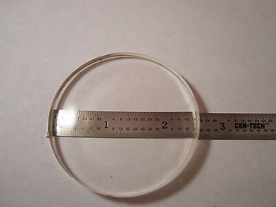 OPTICAL CONVEX LENS [some chips on edge] LASER OPTICS BIN#1-119-B