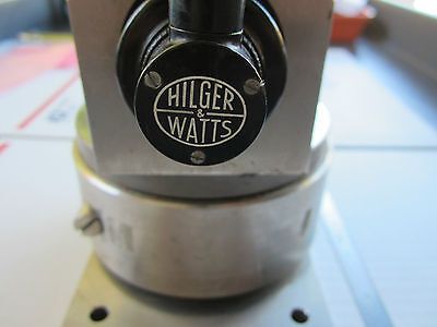 HILGER & WATTS UK OPTICS TELESCOPE COLLIMATOR ?? MOUNTED THETA BASE TD-3