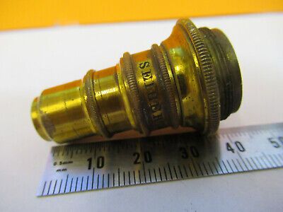 ANTIQUE SEIBERT GERMANY OBJECTIVE "V" LENS MICROSCOPE PART AS PICTURED &A2-FT-49