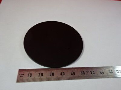 FILTER OPAQUE BLACK MICROSCOPE PART OPTICS AS IS &55R-A-25