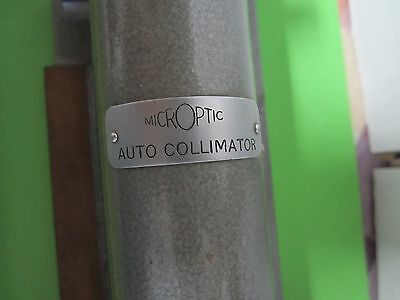 OPTICAL METROLOGY AUTO COLLIMATOR HILGER WATTS ENGLAND UK OPTICS AS IS BIN#ZP-2